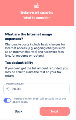 What is the benefit internet costs-1
