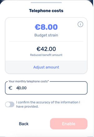 What is the benefit telephone costs-1