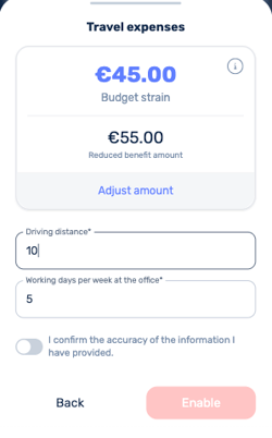 What is the benefit travel expenses-1