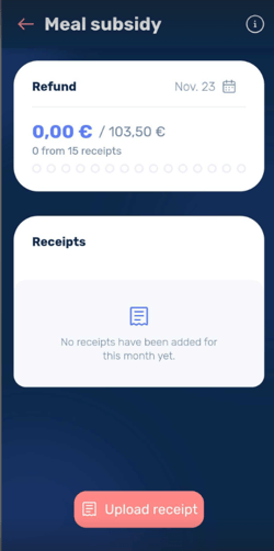 How can I upload receipts-2