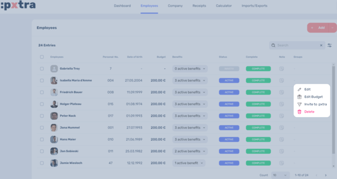 How can I add a note about employees-2