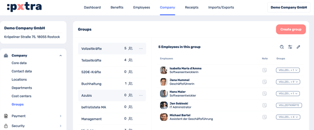 How can I create groups and assign employees-1