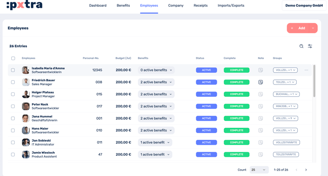 How do I record the departure of employees-1