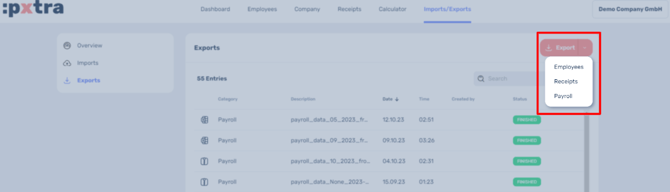How to export data-2