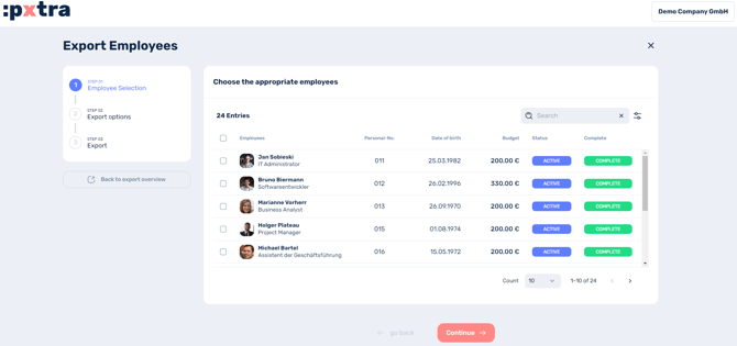 How to export data-3