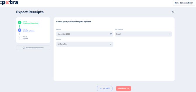 How to export data-7