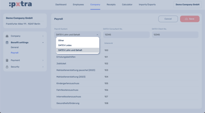 How to generate exports for DATEV-2