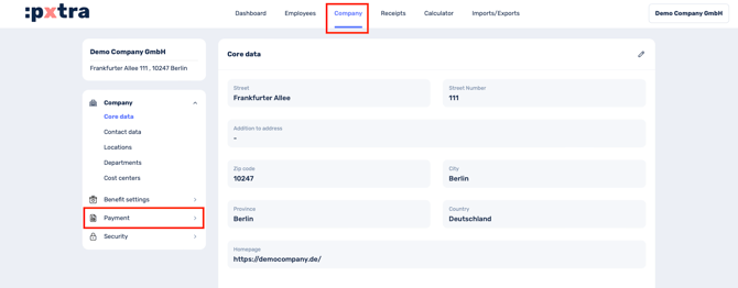 How to update the company payment details-1