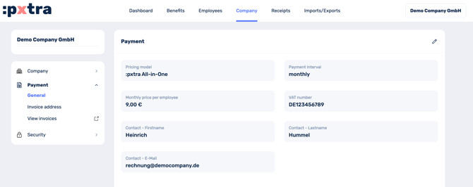 How to update the company payment details-2