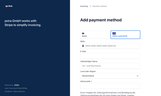 How to update the company payment details-5